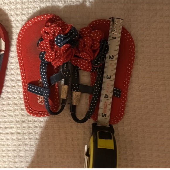Patriotic Star and Polka Dot Baby Sandals - Picture 7 of 7